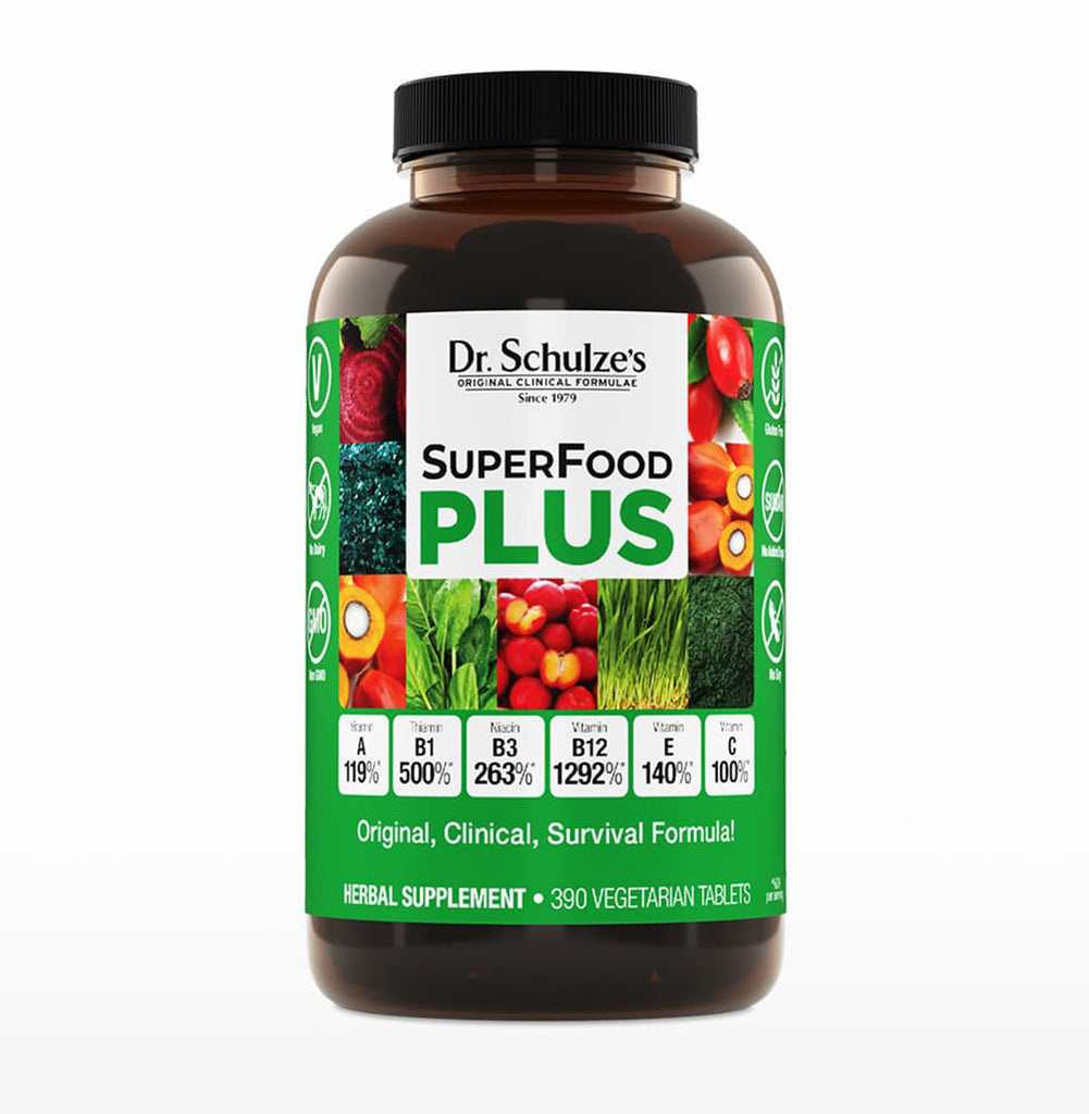 Superfood Plus de Dr. Schulze - Vitamines et minéraux 100% naturels