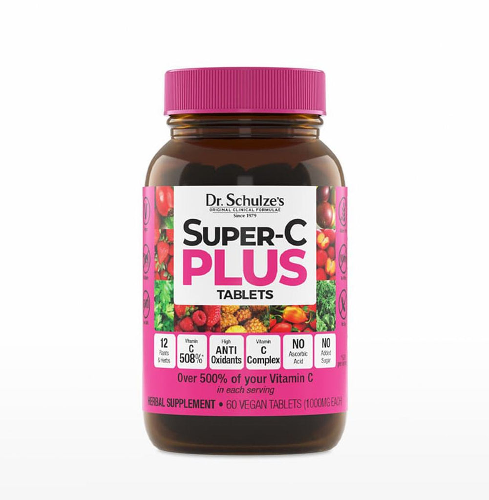 Dr. Schulze's SUPER-C PLUS - DER VITAMIN-C KOMPLEX DER NATUR AUS BEEREN, KRÄUTERN & OBST